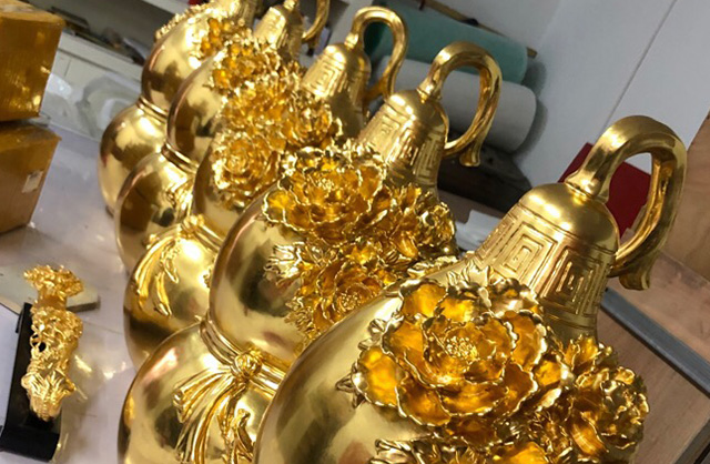 贴真金葫芦宝瓶